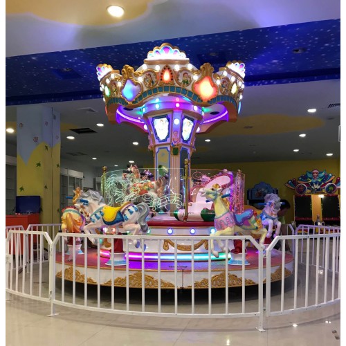 10 seats double deck carousel