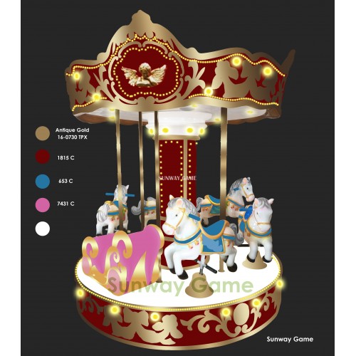 NEW 6P vintage carousel